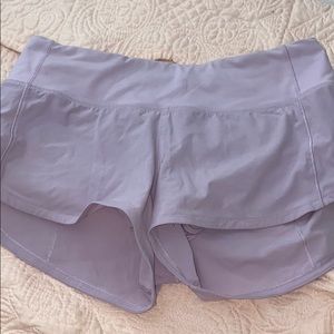 lulu lemon speed up shorts size 4